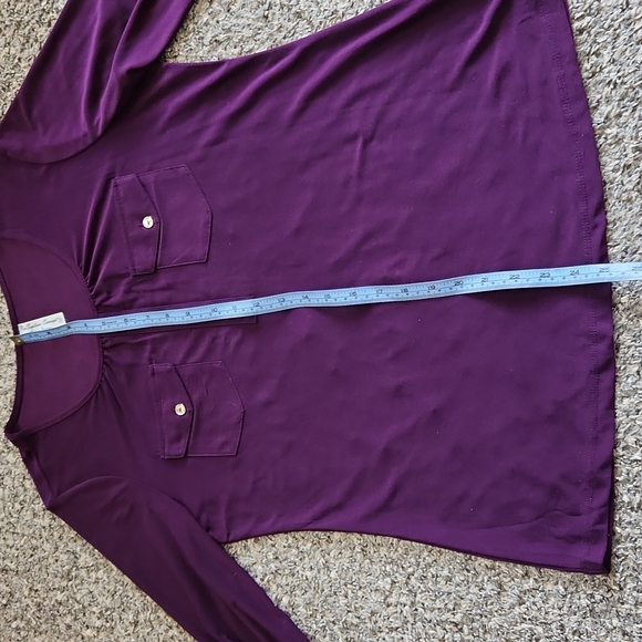 Plum blouse, sz M - Picture 7 of 12